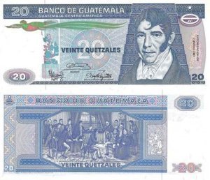 20 QUETZALES