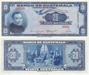 20 QUETZALES