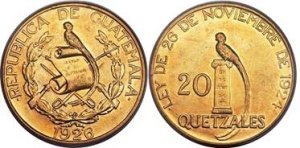 20 QUETZALES