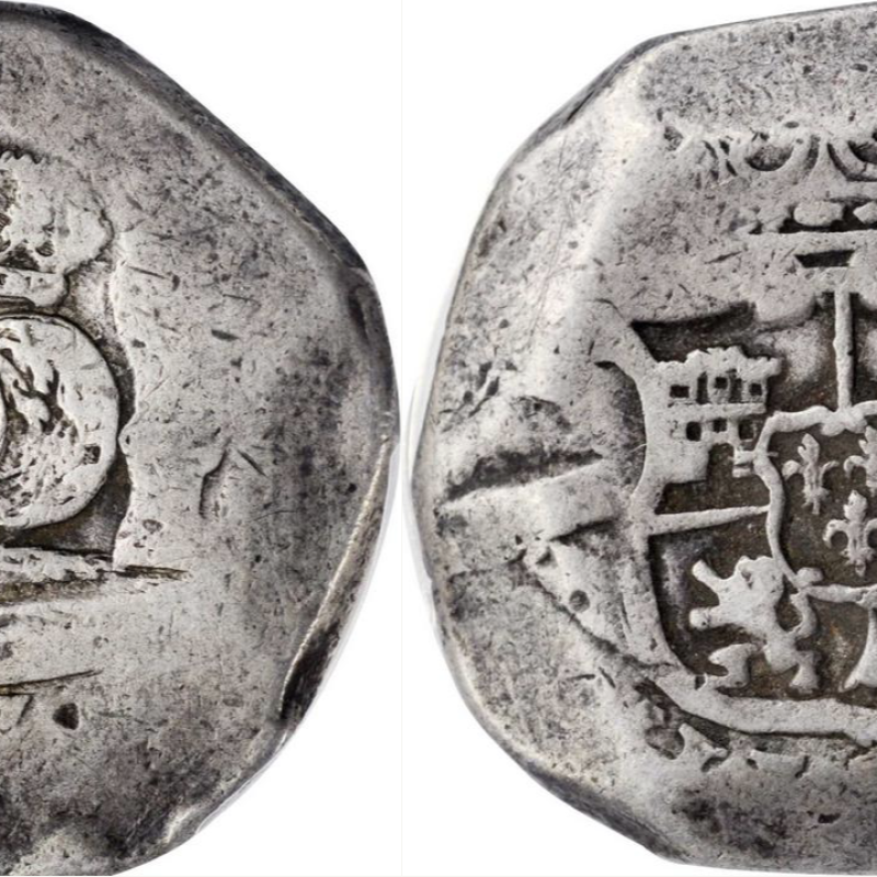 Imagen: Macaco de 8 Reales, 1733